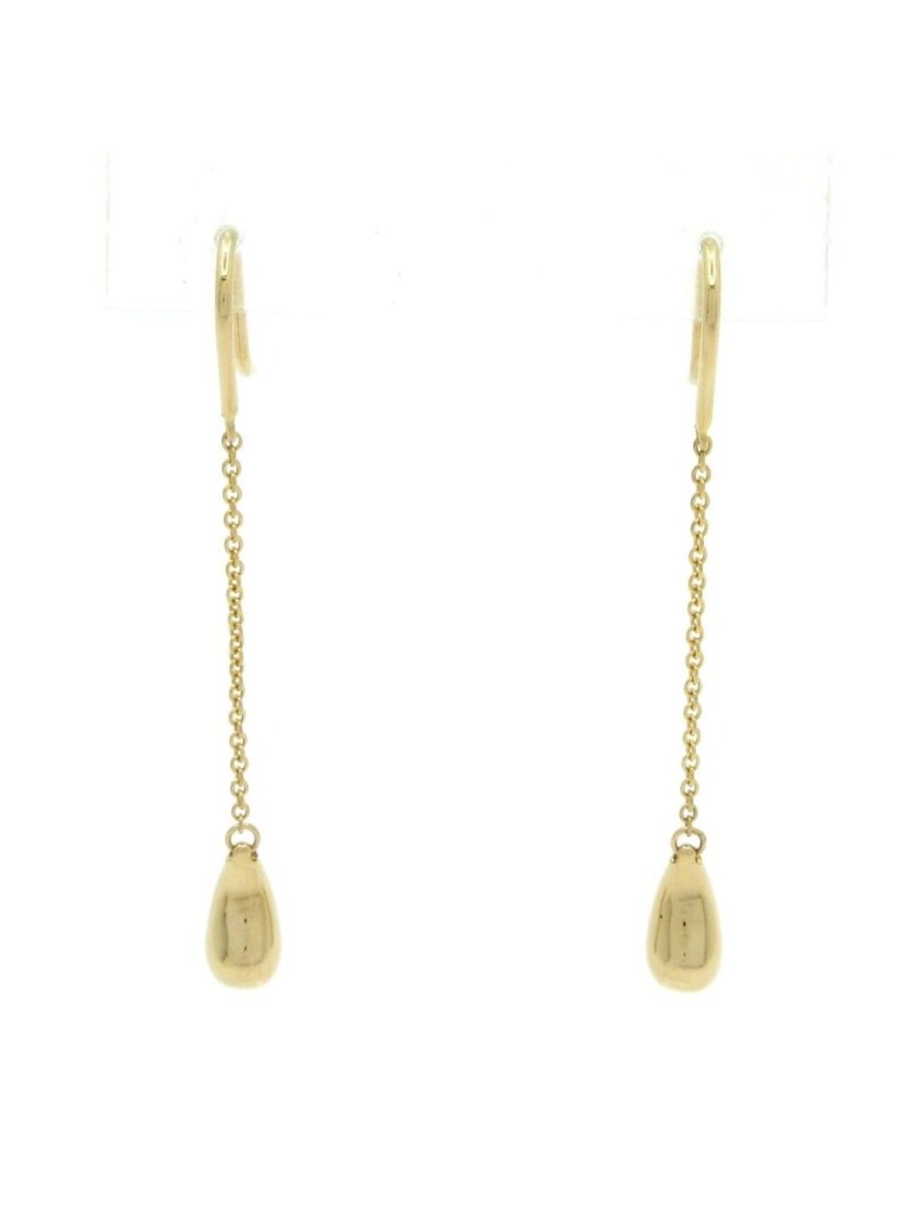 Tiffany & Co Earrings Teardrop 18k Yellow Gold
